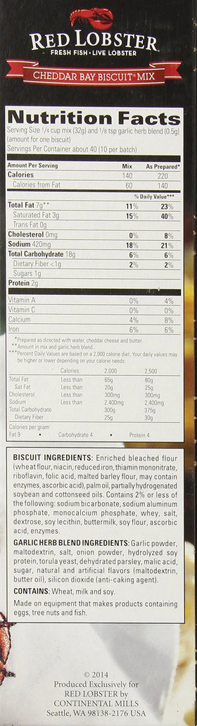 Red Lobster Cheddar Bay Biscuit Mix baked biscuits served warm for gatherings