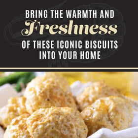 Red Lobster Cheddar Bay Biscuit Mix packaging display emphasizes value and convenience.