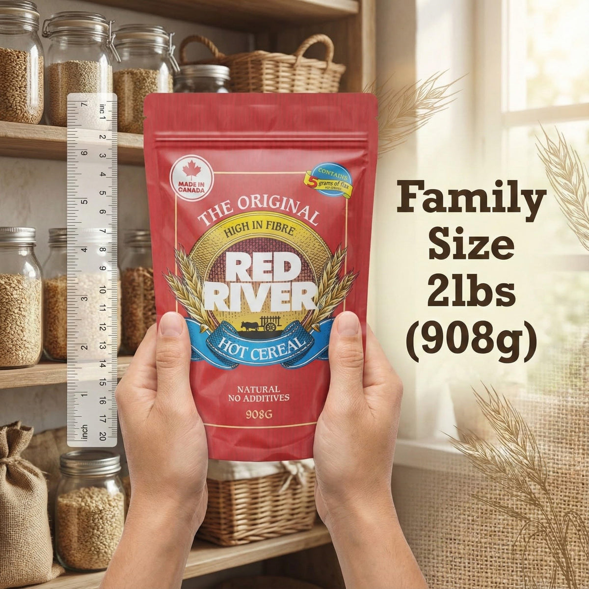 Red River Cereal muffins or bread use in baking for hearty breakfasts.