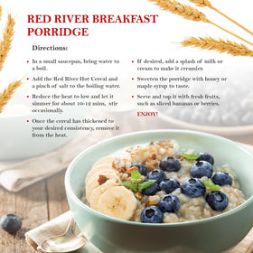 Red River Cereal HACCP-certified facility packaging indicating safety and quality.