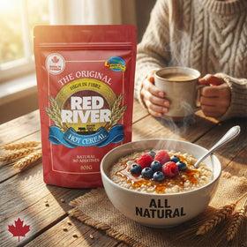 Red River Cereal historic Arva Mill exterior, reinforcing heritage and Canadian craftsmanship.