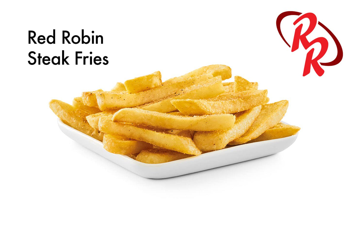 Red Robin Original Blend Signature Seasoning jar back, convenient kitchen staple for fries and vegetables.