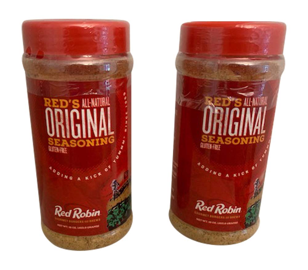 Red Robin All-Natural Original Seasoning bottle for burgers and fries