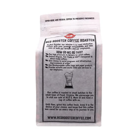 Red Rooster steam hints at rich aroma and smooth finish