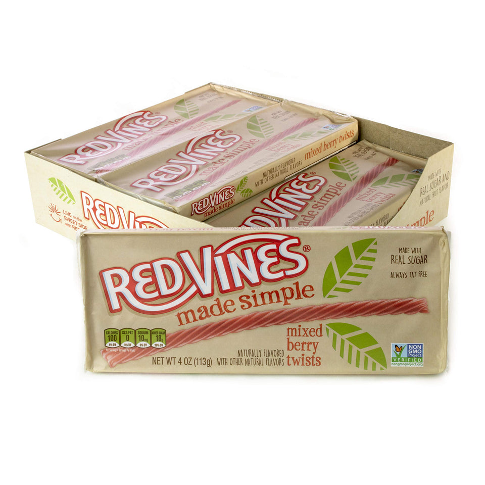 Red Vines Made Simple berry 9-pack tray for on-the-go snacking.