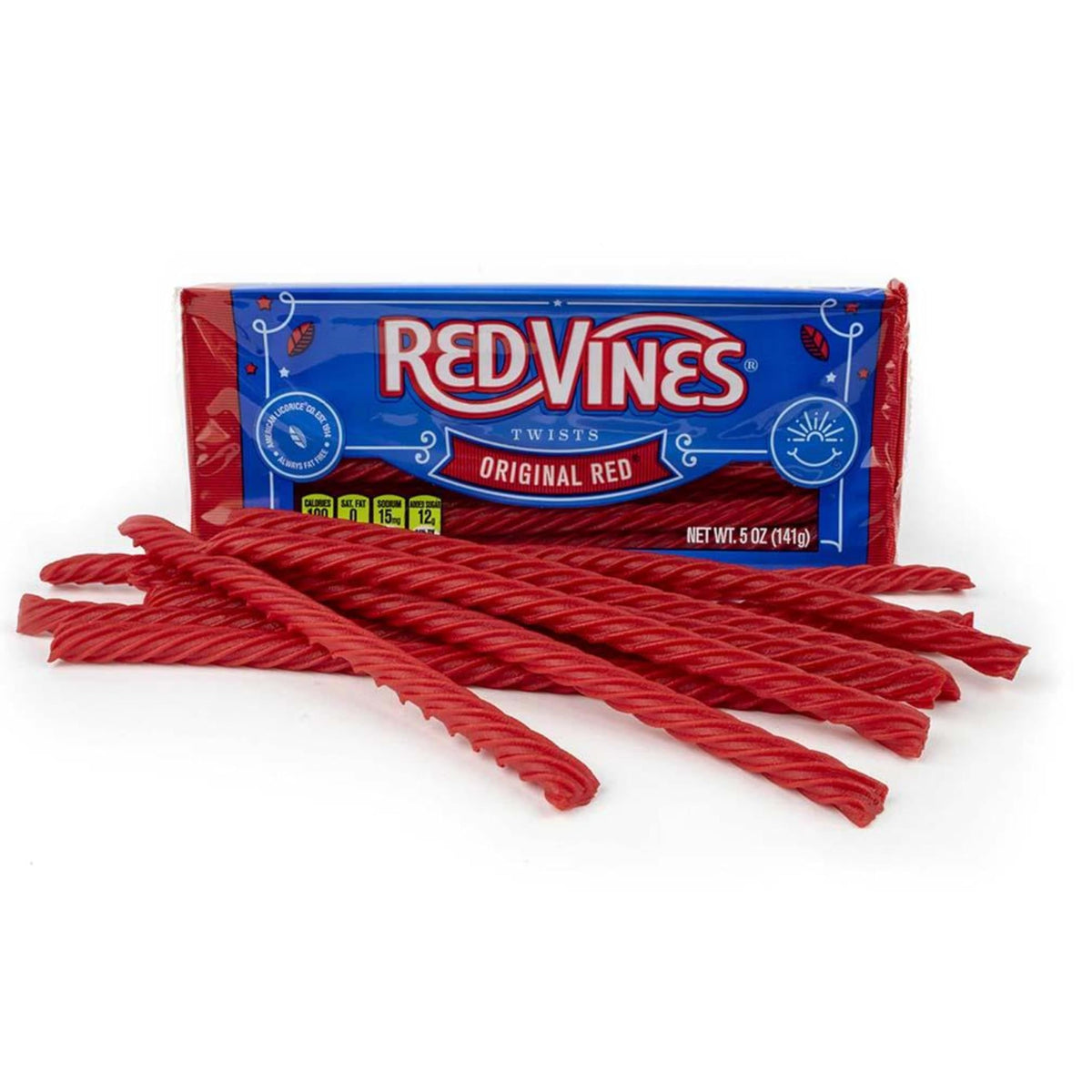 Red Vines twists close-up showing soft chewy texture for a satisfying bite.