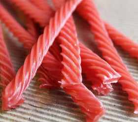 Made-in-USA badge visible on Red Vines packaging signals quality.