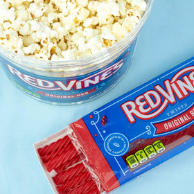 Red Vines on a shareable tray supports social snacking and smiles.