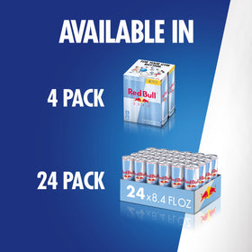 Red Bull Zero taurine and B vitamins panel suggesting balanced energy support