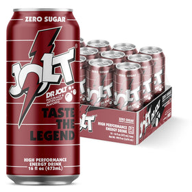 Redcon1 Dr Jolt energy can front view boosts alertness and performance.