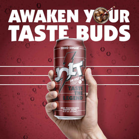 Redcon1 Dr Jolt energy drink pour into glass shows quick energy boost.