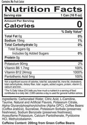 REDCON1 Energy Orange Cream label close-up shows transparent ingredients and branding.