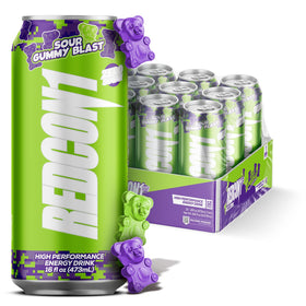 REDCON1 Energy Sour Gummy Blast can boosts focus with zero sugar and 200 mg caffeine.