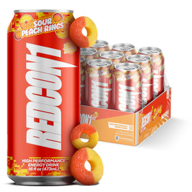 RedCon1 high‑performance energy drink can boosts focus for workouts.