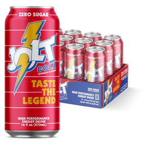 Redcon1 JOLT Cola Energy Drink can front showing zero sugar energy boost