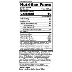 Redcon1 JOLT Cola can side view highlighting caffeine content
