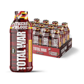 Redcon1 Total War RTD Tiger's Blood bottle pour delivering quick energy and focus