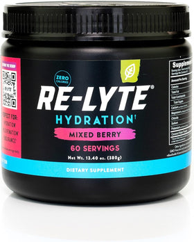 Redmond Re-Lyte Hydration calorie-free-serve highlights a smooth, guilt-free daily hydration option.