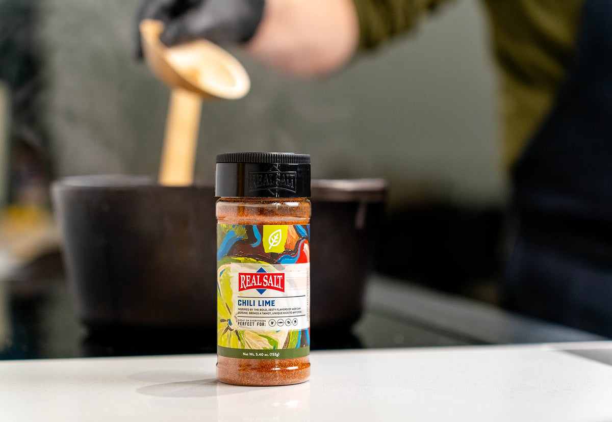 Redmond Real Salt Chili Lime on dips and sauces elevates flavor