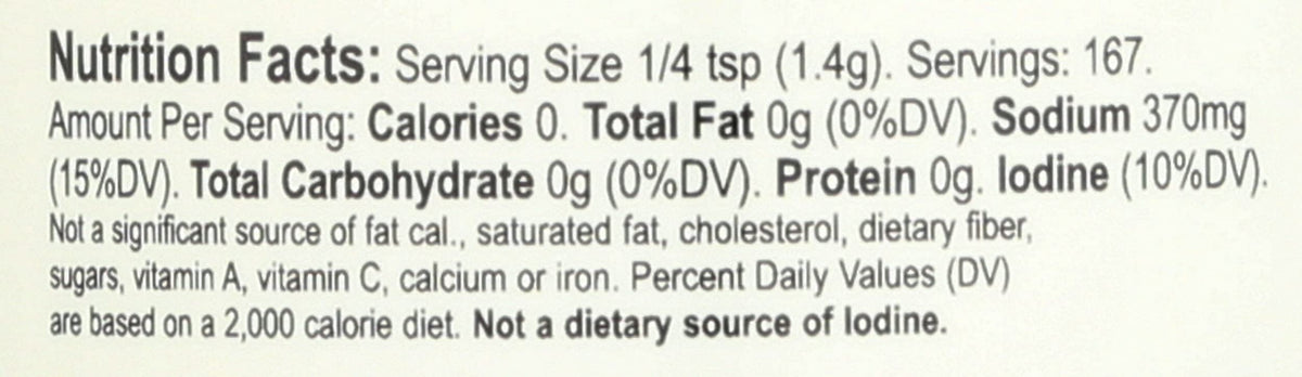Redmond Real Salt Seasoning jar closeup highlighting mineral-rich salt for balanced flavor