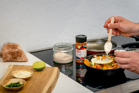 Meat or fish dishes seasoned with Real Salt for depth