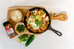Rice and beans finished with Real Salt for balanced flavor
