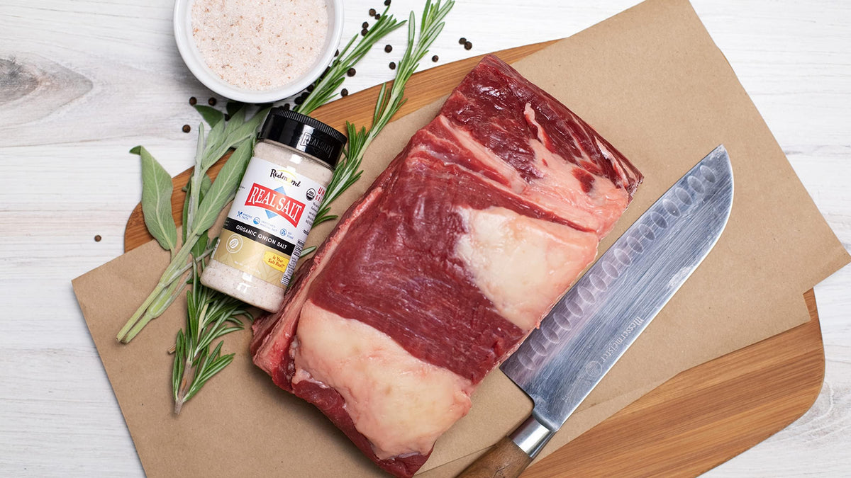 REDMOND Real Salt Seasoning in stew or soup highlights versatile savory notes