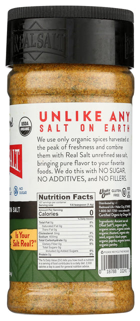 Redmond Real Salt Seasoning on roasted vegetables enhances natural sweetness and depth