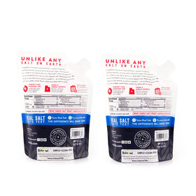 Redmond Real Sea Salt gluten free unrefined packaging in a 2-pack