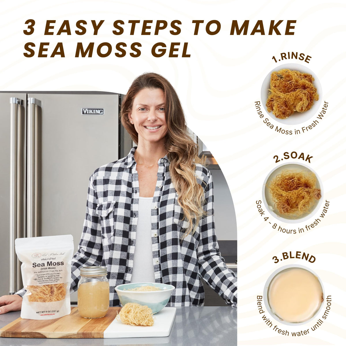 Red's Kitchen Sink authentic ocean-harvested moss, sun-dried by coastal divers.