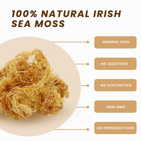 Red's Kitchen Sink sun-dried St. Lucia moss leaves, wildcrafted for authentic texture and natural variation.