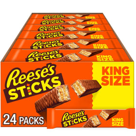 REESE'S STICKS king size pack front view, ideal for bulk gifting and celebrations.