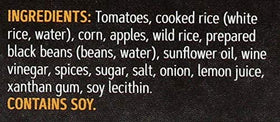Graphic highlighting fiber and protein content in Reese Harvest Bowl.
