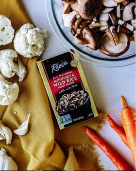 Reese Minnesota Wild Rice serving ideas; easy, ready-to-heat side.