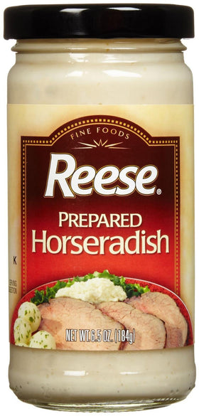 Reese prepared horseradish jar front view for bold flavor