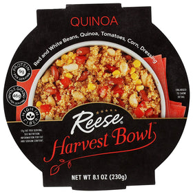 Reese Quinoa Harvest Bowl with red beans, protein-rich ready meal.