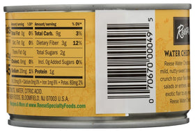 Reese water chestnuts for stir-fries and salads; versatile crunch.