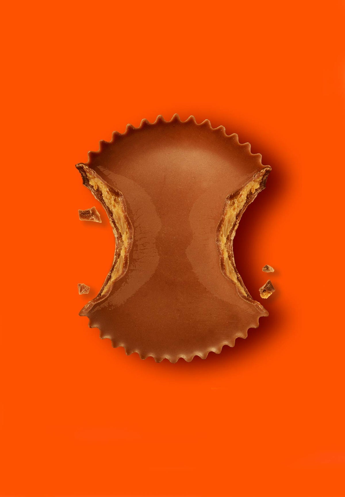 Dessert or halftime idea featuring Reese's Big Cup.