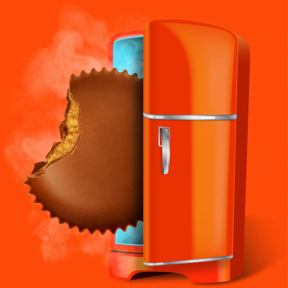 Reese's concession display featuring peanut butter cups for vending and events.