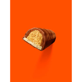 Movie night-ready REESE'S FAST BREAK bar for a tasty snack.