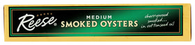 Reese smoked oysters with cottonseed oil pour adds flavor