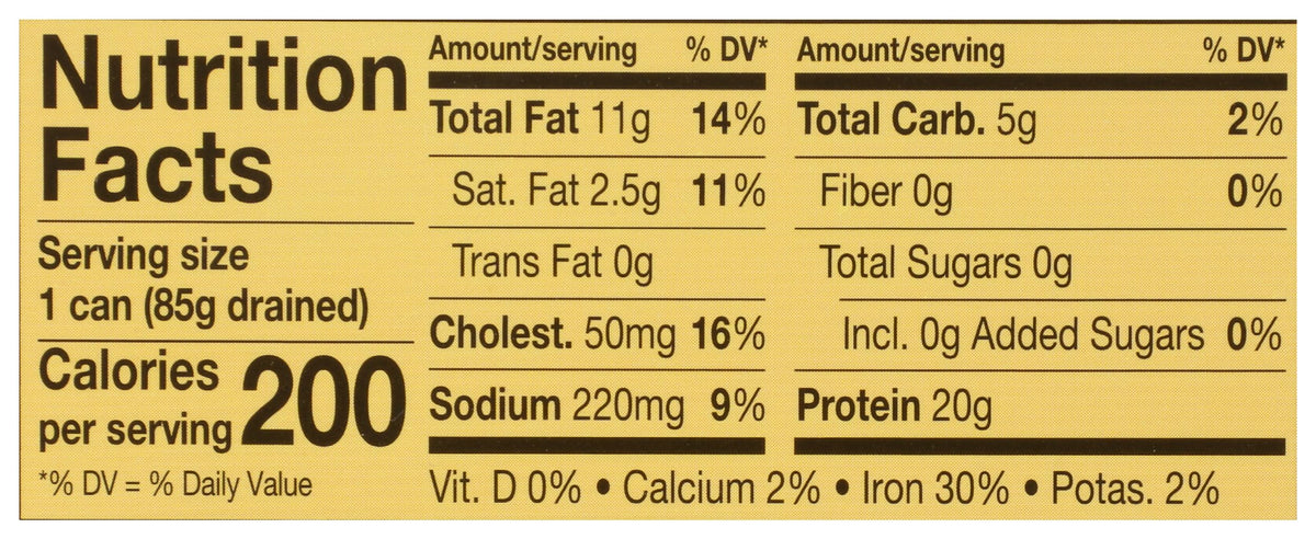 Reese smoked oysters packaging label showing brand and origin