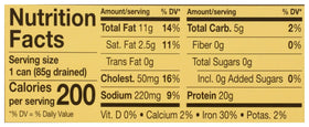 Reese smoked oysters packaging label showing brand and origin