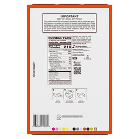 REESE'S milk chocolate peanut butter cups pack back view with kosher gluten-free labeling