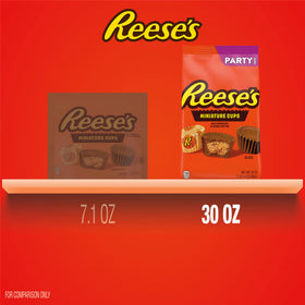 Reese's miniatures ideal for concession stands and events.