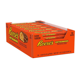 Reese's Nutrageous Bar with peanut butter and chocolate for flavorful snacking
