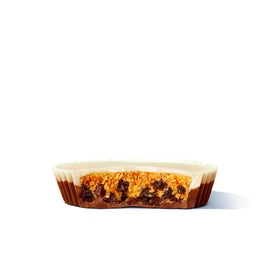 Reese's Oreo candy close-up with glossy chocolate coating