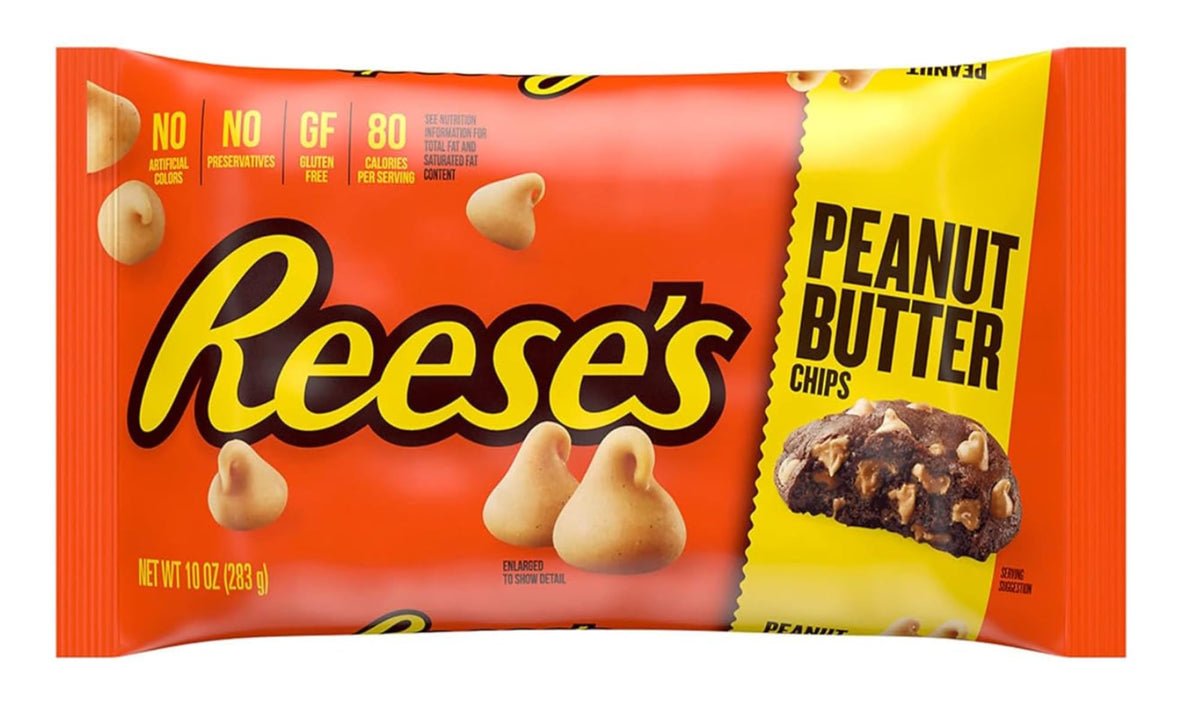 Reese's baking chips melt into cookies for rich pockets of flavor