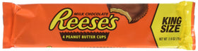 Reese's Peanut Butter Cup King Size 2.8 oz box, ideal for sharing and gifting.