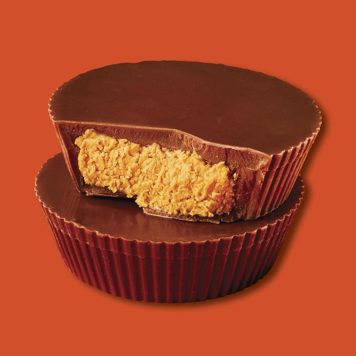 Two 8-ounce Reese's cups presented as a convenient on-the-go snack.